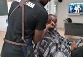 Barber shop in Nairobi