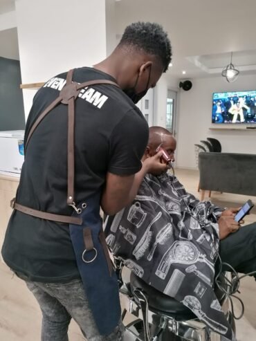 Barber shop in Nairobi