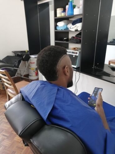 Barber shop in Nairobi