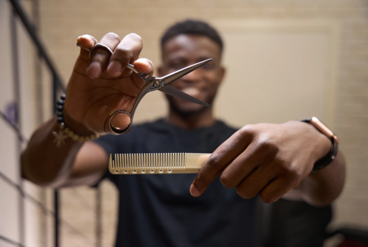 Barber shop in Nairobi