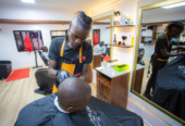 Barber shop in Nairobi