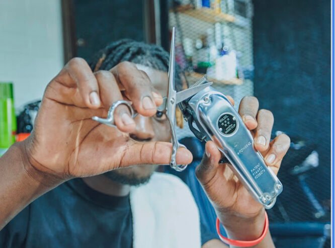 Barber shop in Nairobi